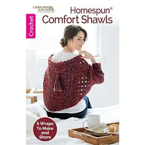 USED-Homespun Comfort Shawls: 6 Wraps to Make and Share by Lion Brand (Paperback)