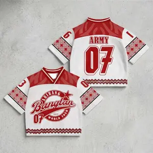 Boxy Jersey #7 We Are Back 2026 World Tour Jersey Shirt, Bangtan Boiz Comeback 2026, Music Tour Inspired Fan Jersey Gift, Vibes