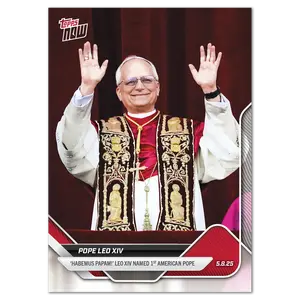 2025 Topps NOW - Pope Leo XIV - Card POPE *LIMIT PRINT*