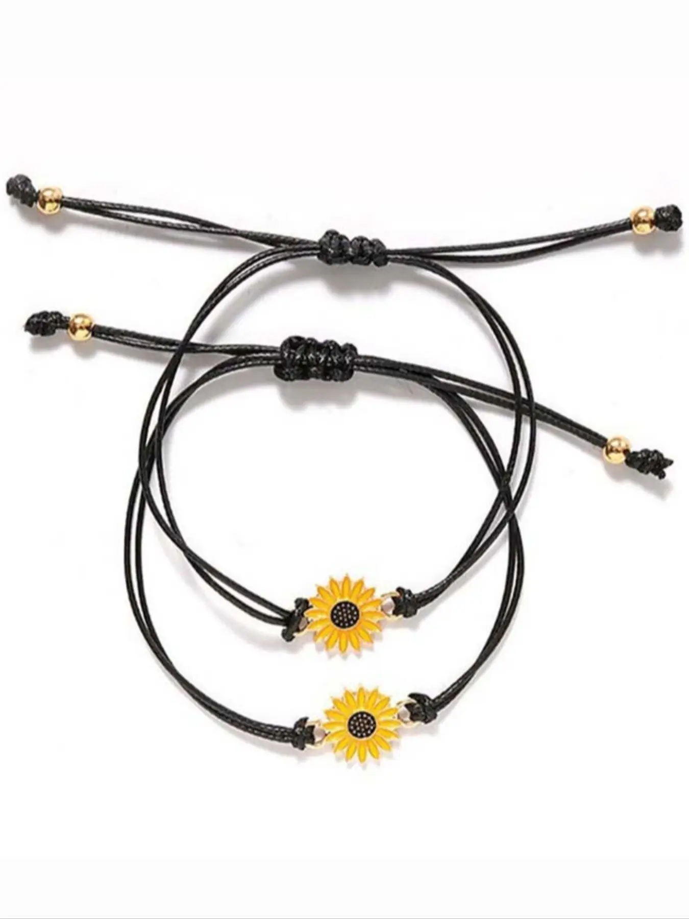 Handmade Daisy Sunflower Bracelet, Fashionable Hand-Woven Flower Design, Perfect for Daily Wear & Gifts, Stylish Jewelry Accessory, Crafted Bracelet, Braided Bracelets, Exquisite Bracelet