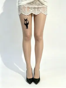 Women's 30 Denier Pantyhose, Peach Color Shiny Stockings, Comfortable Soft Material, Ideal for Daily Wear, Perfect for Various Occasions