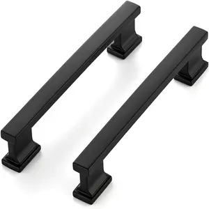 Kitchen Cabinet Handles, Matte Finish, Durable Metal Hardware Set, Ideal for Drawers & Cabinets, Easy Installation