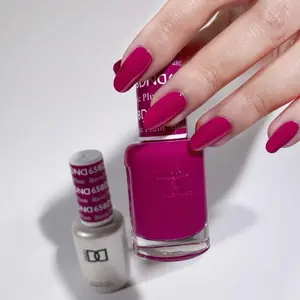 DND 658 BASIC PLUM Gel and Lacquer Duo nail care nail art nails