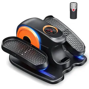 Under Desk Elliptical Machine, 2-in-1 Electric  Exerciser for Seniors, Quiet & Compact Pedal Exerciser with Remote, 12 Speed Elliptical Exercise Machine for  Office