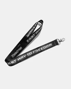 Fast Way to Freedom Lanyard - Black Camo