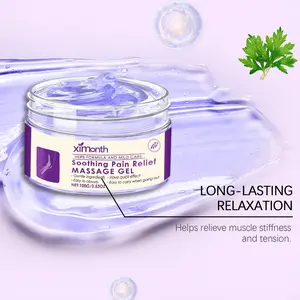 Herbal Soothing Pain Relief Massage Gel 100g – Fast Acting Formula – Quick Absorption – Relieves Muscle Pain, Joint Soreness & Stiffness – Gentle Ingredients – Easy to Carry – Daily Body Care