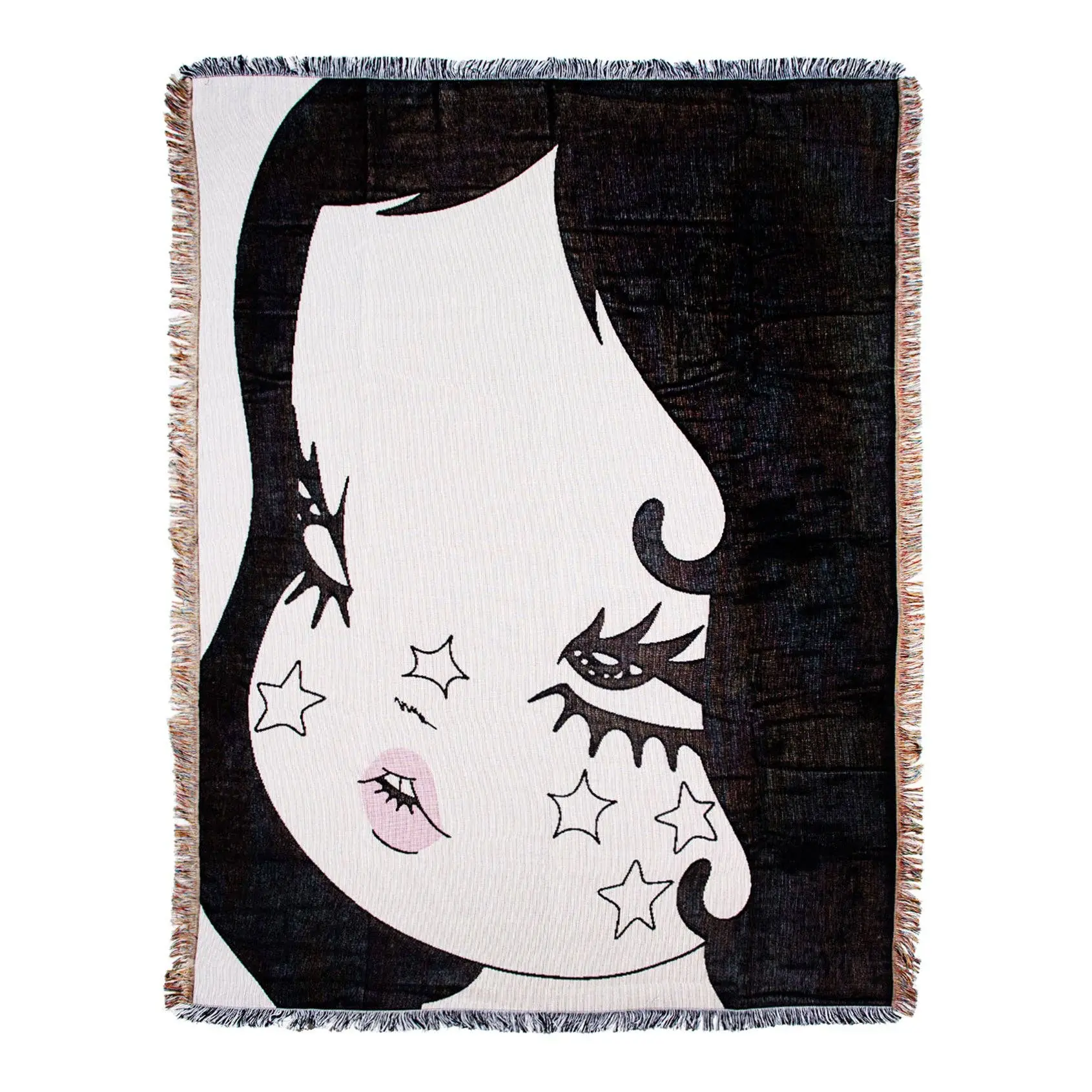 Valfré Infinito Woven Blanket — Dark Art Tapestry Blanket Wall Decor