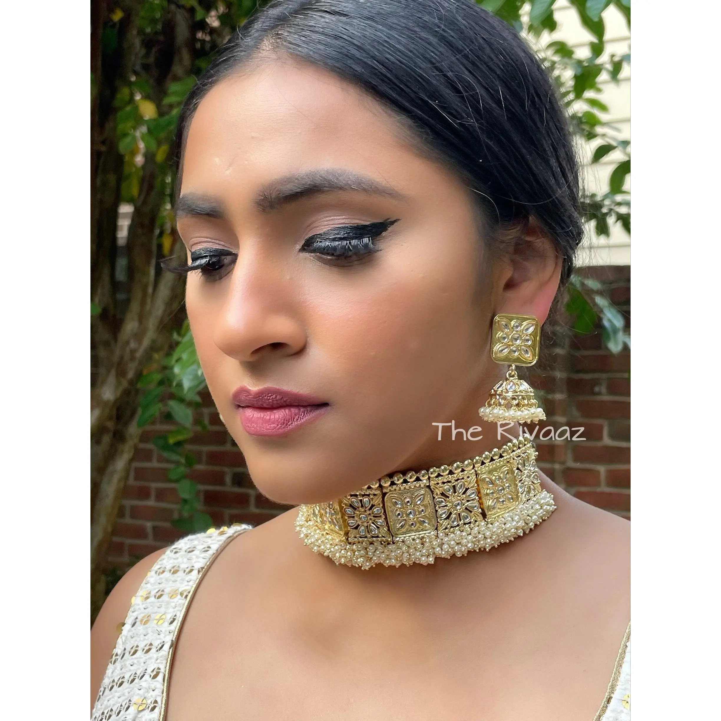Pearl Kundan Choker