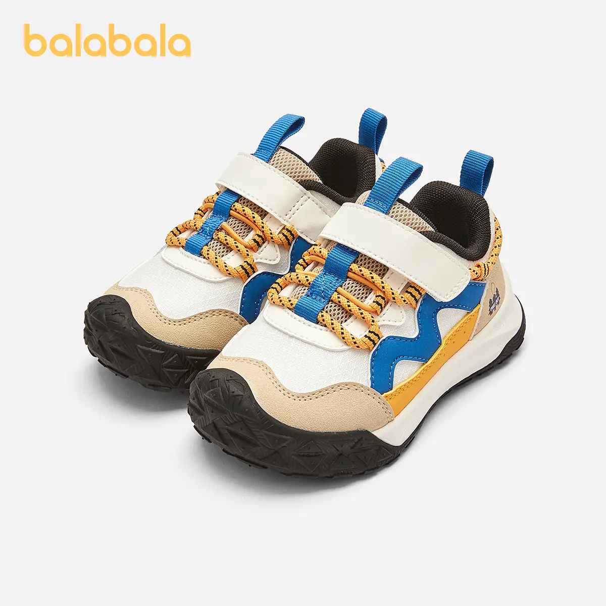 balabala Unisex Toddler First Walker Shoes, Breathable Soft Soled Sneakers with Arch Support and Easy-On Velcro Strap, Soft Soled Shoes, Walking Shoes Babies