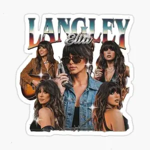 Ella Langley Sticker, Ella's Fellas Club, Ella Langley Dandelion Tour, Ella langley World Tour