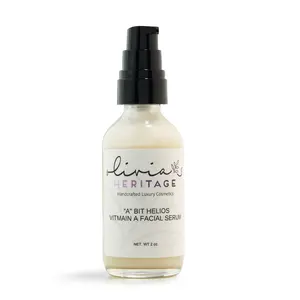 Olivia Heritage "A" Bit Of Helios Vitamin A Facial Serum - Lightweight Rosehip Aloe Hibiscus Niacinamide Serum for Brightening Skin & Reducing Scarring