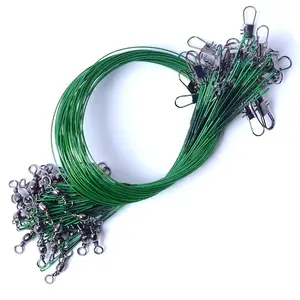 Steel Wire Fishing Leader, 20pcs Durable Anti Bite Fishing Line, Fishing Accessory, Lead Core Leash Fishing Leader Wire, Fishing Accessories, Fishing Tackle, Fishing Equipment, Fishing Gear