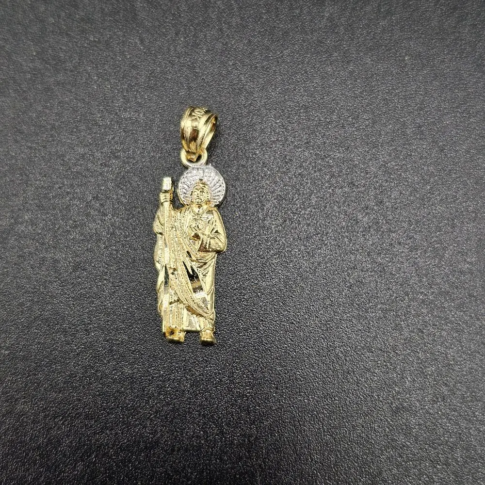 gold 10k pendant sn jude design for everyday wear