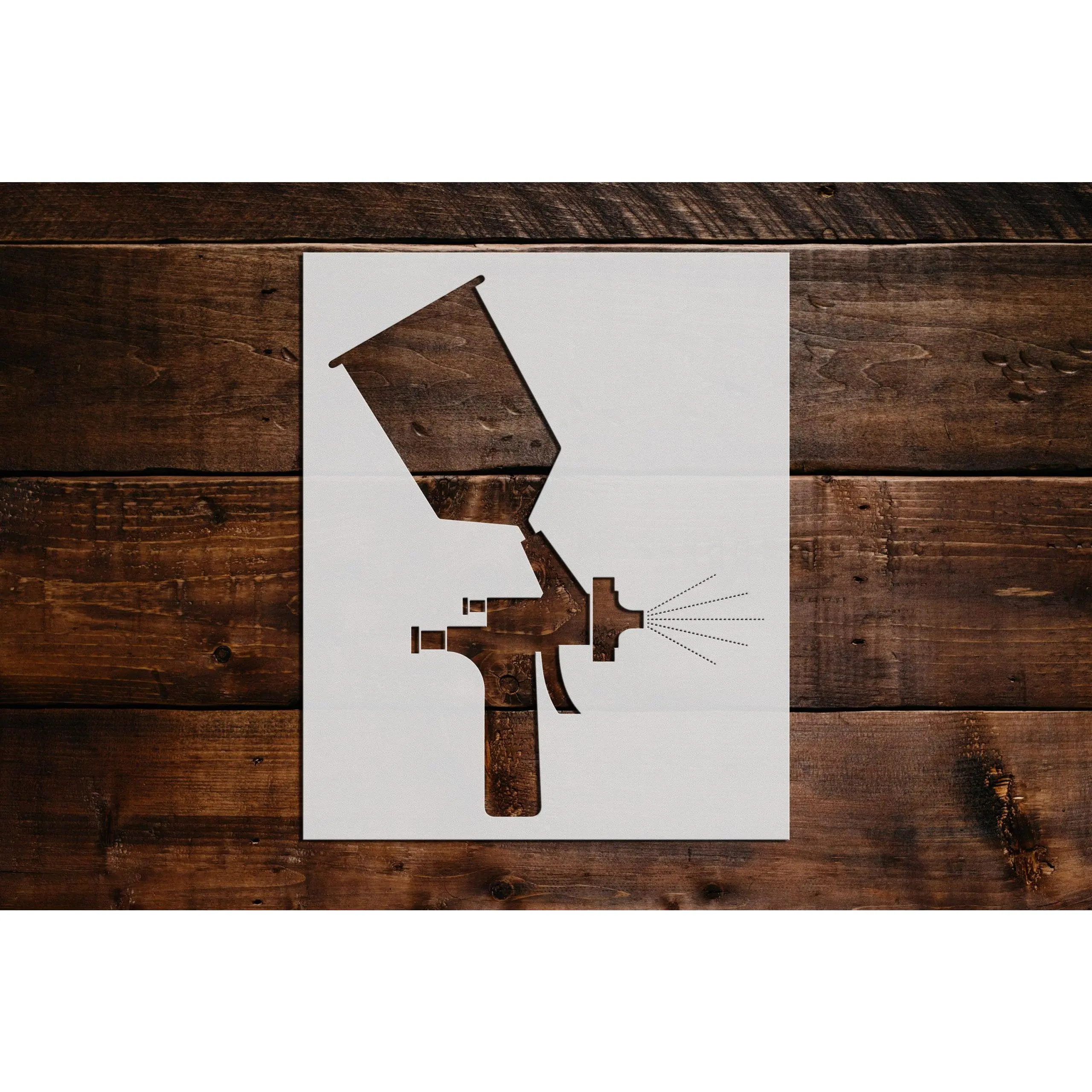 Paint Sprayer Stencil - Art and Wall Stencil