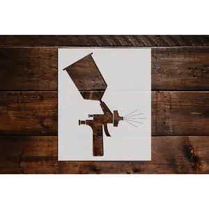 Paint Sprayer Stencil - Art and Wall Stencil