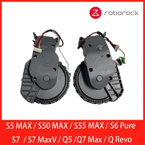 Original Left & Right Wheels For Roborock S5 MAX / S6 Pure / S7 / S50 MAX / S55 MAX / Q5 / Q7 Max / S7 MaxV / Q Revo / Q revo MaxV Robot Vacuum Cleaner Accessories Wheel Parts Replacement
