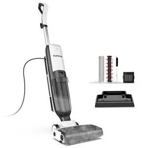 4-in-1 Steam Vacuum Mop Wet Dry Cleaner with LED Display