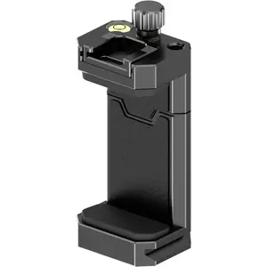 Tripod Phone Mount Holder with Sliding Cold Shoe,Universal Smartphone Mount Adapter with 1/4" Standard Screw&& Arca Swiss Quick Release Plate,Phone Tripod Mount Support Vertical/Horizontal