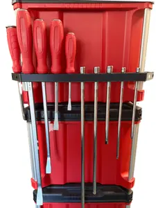 Milwaukee Packout Rail Accessory Bracket – Tool Holder for Pry Bars, Socket Extensions, Screwdrivers & Longer Tools