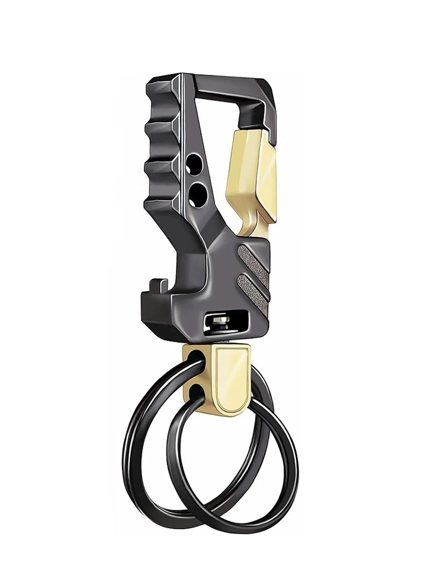 Keychain, EDC Key Ring, Key Chain Bottle Opener, Auto Car Key Holder, Tactical Carabiner Keychains with Clip for Men Women, Multifunctional Outdoor Tool, Portable Multi Tool, Keychain Tools