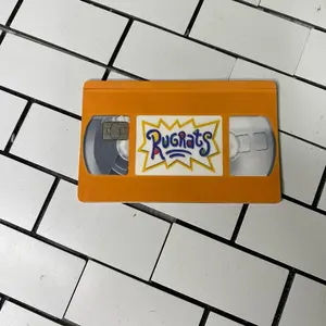 90s cartoon show VHS credit card skin sticker decal