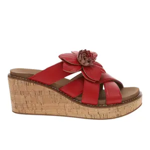 Corkys Womens Heartbreaker  Casual Sandals Casual Mid Heel 2-3" - Red
