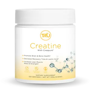 TRU Creatine - 100% Creapure® Micronized Monohydrate for Strength and Endurance - Edible, Supplement