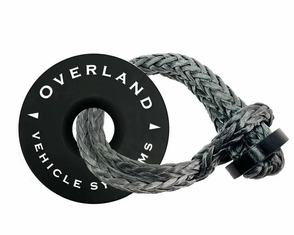 OVS 5/8" Soft Shackle with Collar and 6.25" Recovery Ring Combo