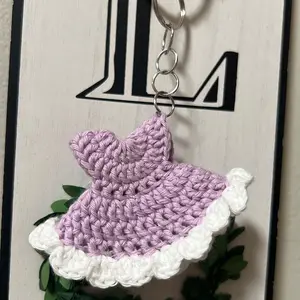 New born Favor , Baby shower party gift , keychain crochet