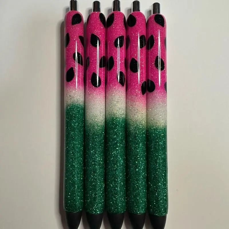Watermelon Glitter Pens/Epoxy Glitter Pens/ Glitter Pens