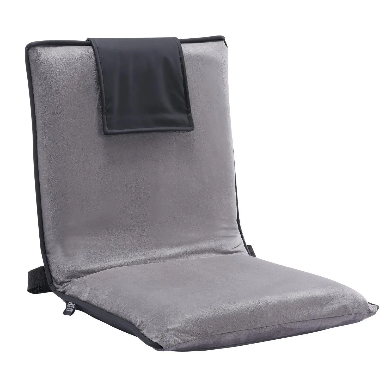 【summerfinds】VEVOR Comfortable Fabric-Based Foam Functional Folding Floor Chair with Back Support and 6 Adjustable Positions, Comfortable Folding Chairs, Fabric-Based Folding Chairs