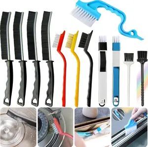 12Pcs Crevice Cleaning Brush,Small Gap Cleaning Brushes for Cleaning Bathroom,Kitchen,Window Grooves,Corners, Sinks, washbasins, Showers, faucets, bathtubs, Gas Stove and Tiles