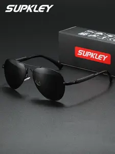 Supkley Polarizing Film Sunglasses, Outdoor Polarized Sunglasses, UV Protection & Enhanced Color Contrast, Ideal for Driving & All-Season Use, Unisex Design