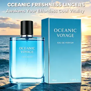 Oceanic Voyage Eau De Parfum 90ml Unisex | Green apple,  Lotus, Marine scent, Cypress, Amber, Oakmoss | Long Lasting Luxury Fragrance for Men Women