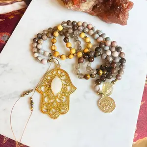 Divine Peace 108 Beads Mala Necklace