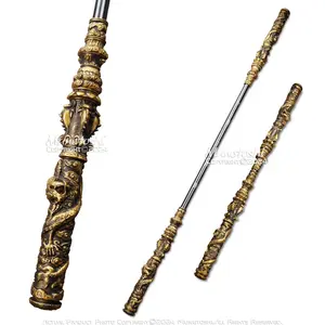 Munetoshi 66" Metal Wu Kong Ruyi Jingu Bang Staff Weapon Replica Myth Decoration Prop Cosplay Costume