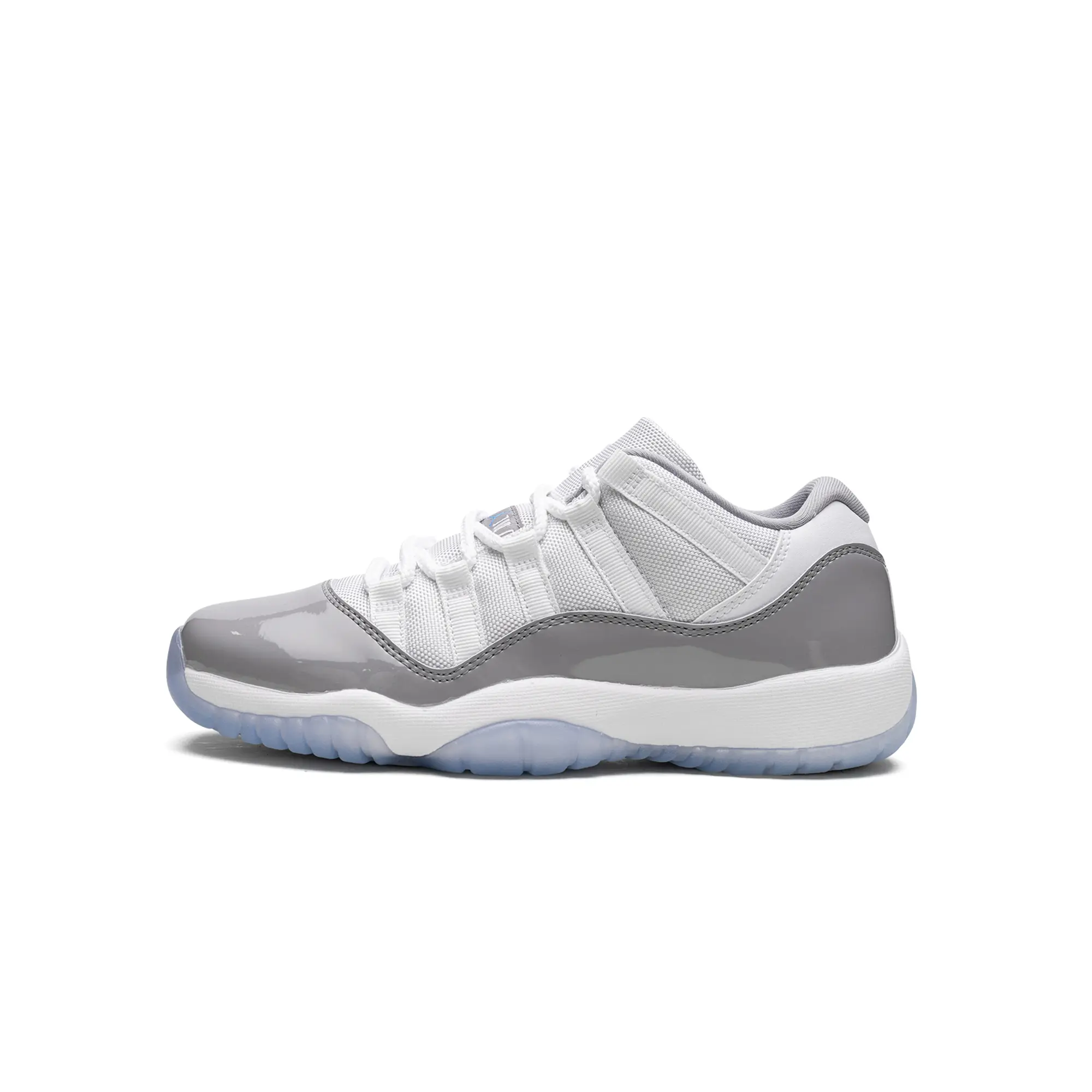 Air Jordan 11 Low Top GS "Cement Grey" Basketball Shoe, Style Code 528896-140