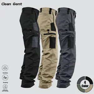 Clean Gent Men’s Outdoor Cargo Tactical Pants, practical multi-pocket design, durable fabric that is comfortable and breathable, suitable for outdoor activities like hiking, mountaineering, camping, and more, ideal for all seasons.