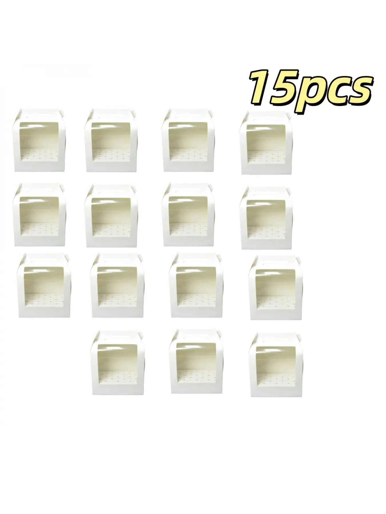 15pcs white