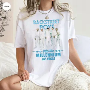 White Backstreet Boys Shirt - Backstreet Boys T-Shirt