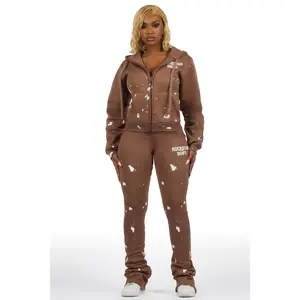Halloway Mocha Zip Up Super Stacked Trackset