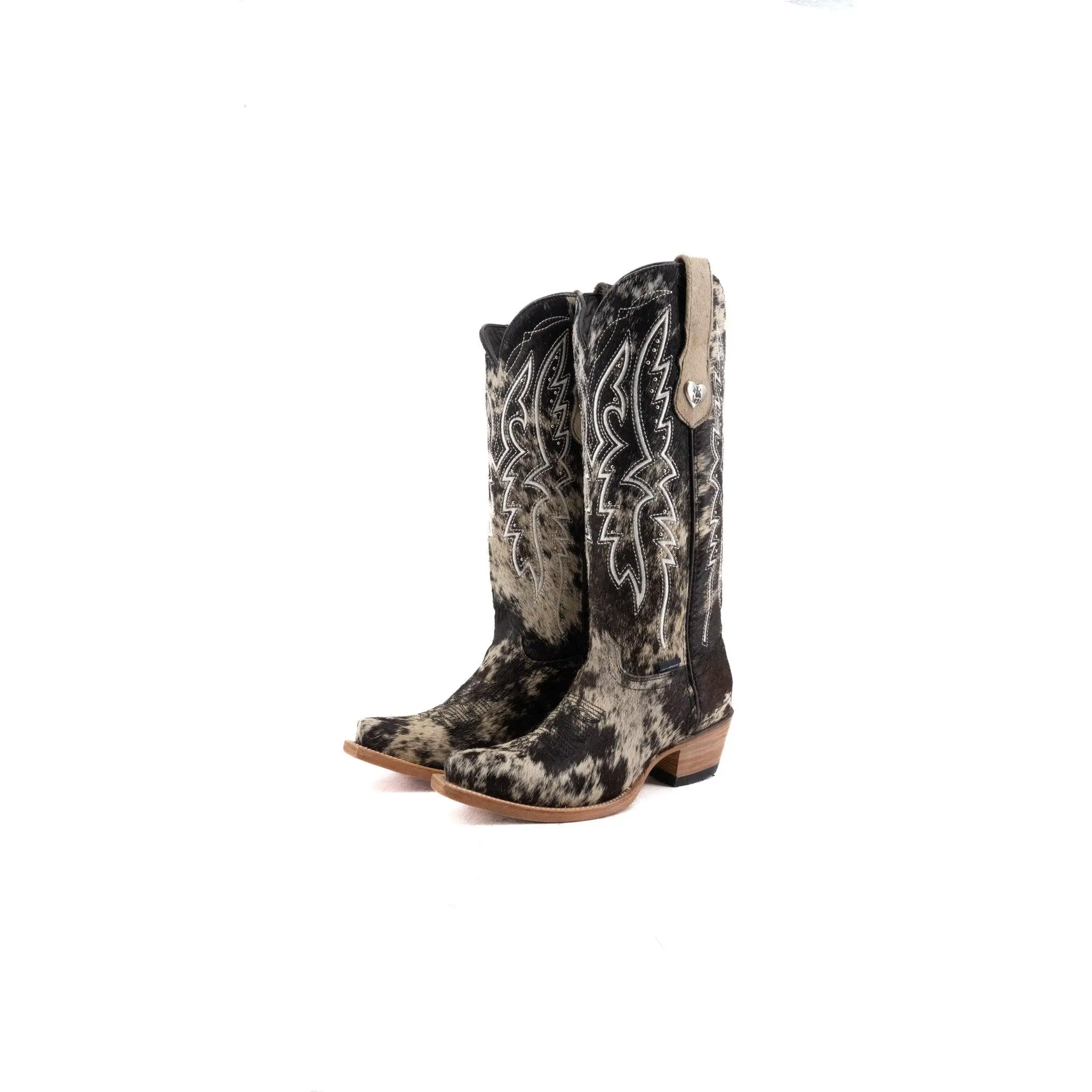 Alexa Cowhide Snip Toe Cowgirl Boot Size 6 Box CW83