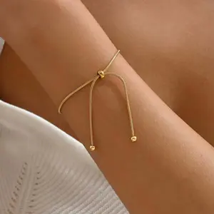 Adjustable Snake Bone Chain, Elegant and Charming Round Snake Bone Chain with Silicone Positioning Beads and Pull-out Stainless Steel Bracelet, Suitable for Daily Vacations, Holiday Gifts, Unisex, and Jewelry Decoration