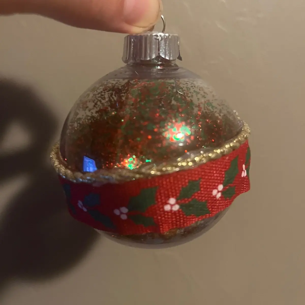 Mistletoe Sparkly Ornament