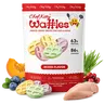 CHEF KITTY Freeze-Dried Waffle Chicken Cat Treats, USA-Inspected Healthy Kitten Treats, Human-Grade No Additives Pet Food Toppers (4 Flavors) - Worry Less Pet Supplies, No Additives, Worry Less, Kitten Supplies
