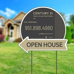 18x24 Customizable Real Estate Open House Sign – Upload Your Design or Personalize After Order