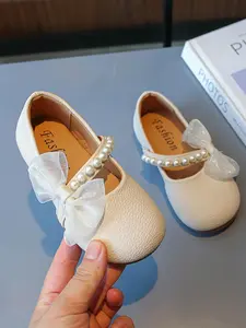 Cute Colorblock Bowknot Design Flat Shoes, Round Toe Flats, Casual Comfortable Breathable Shoes for Daily Wear, Fashionable Shoes for Girls