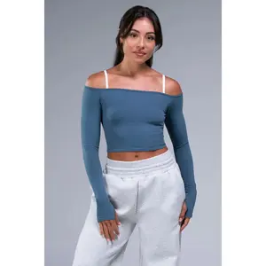 Essential Seamless Off The Shoulder Top