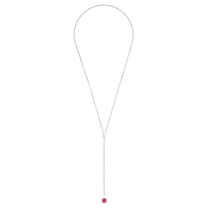 OCEAN RASPBERRY CHIP LARIAT