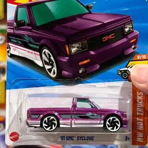 Purple 1991 GMC Syclone Diecast truck 1:64 scale